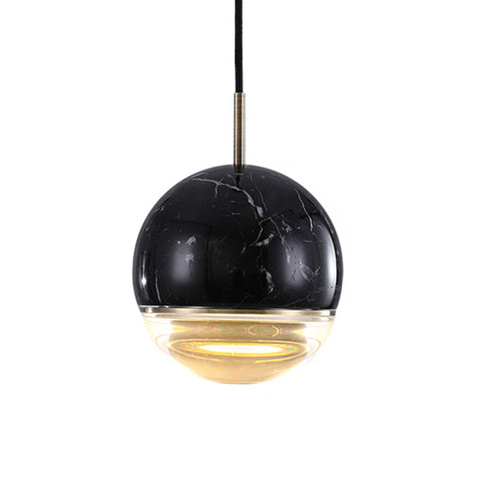 Lampe suspendue nordique moderne - Suspension LED en marbre en plusieurs tailles et couleurs
