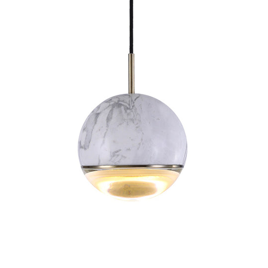 Lampe suspendue nordique moderne - Suspension LED en marbre en plusieurs tailles et couleurs