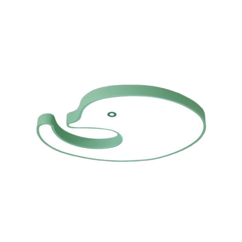 Children's LED Dolphin Panel Ceiling Light for Lovely Cartoon Bedroom Decor