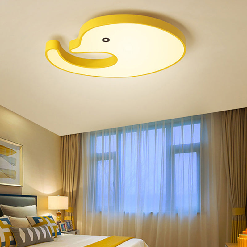 Children's LED Dolphin Panel Ceiling Light for Lovely Cartoon Bedroom Decor