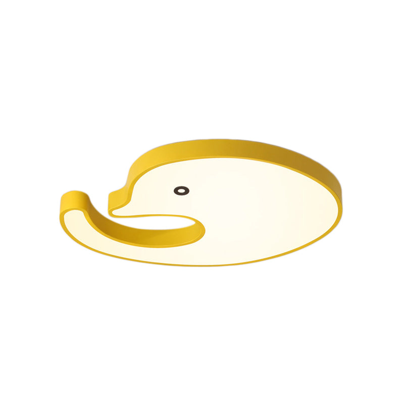 Children's LED Dolphin Panel Ceiling Light for Lovely Cartoon Bedroom Decor