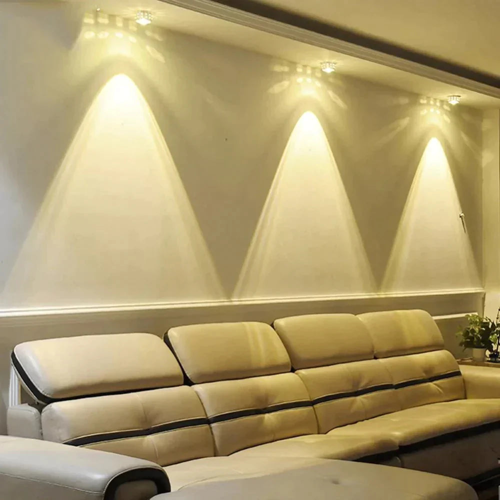 Modern Led Ceiling Light 3W Rgb Porch Lamp Surface Mount Flush Balcony Corridors Decor Lighting