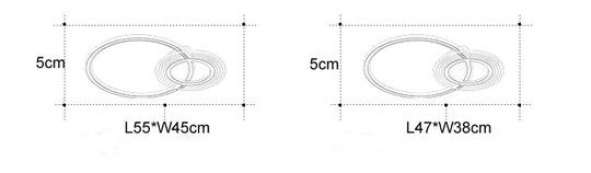 Plafonnier LED moderne et simple pour salon, pièce chaleureuse