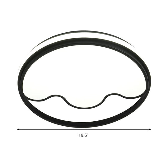 Modern Animal Paw Led Flush Mount Ceiling Light For Study Room - Eye-Caring & Acrylic Lamp