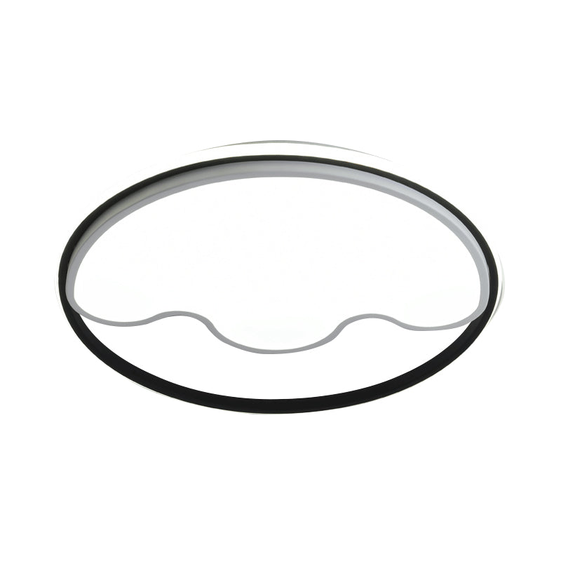 Modern Animal Paw Led Flush Mount Ceiling Light For Study Room - Eye-Caring & Acrylic Lamp