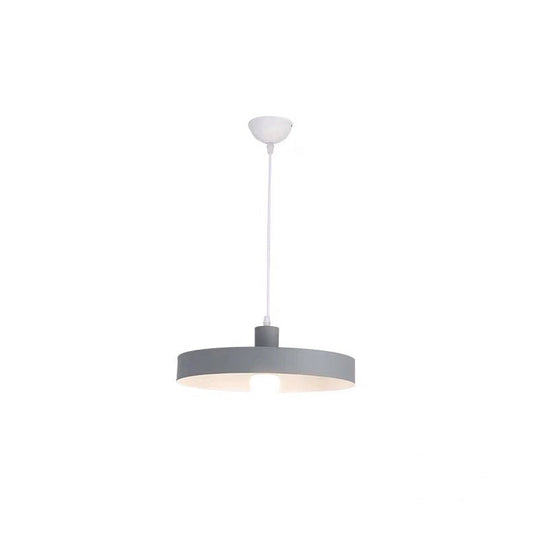 Modern Pendant Light Kit with Metal Pot Lid Shade – Ideal for Dining Room Hanging Lamp