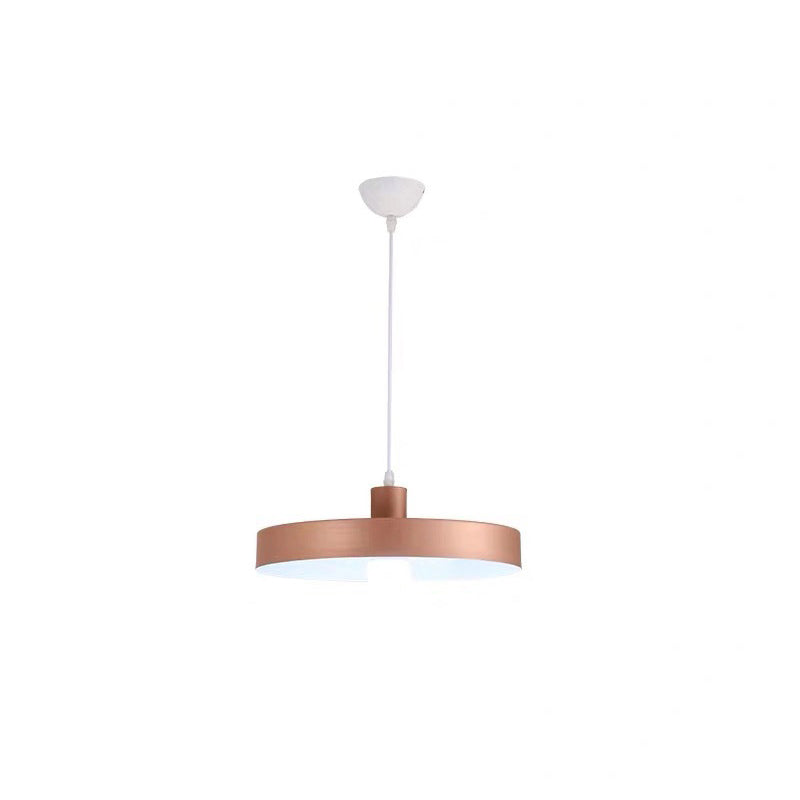 Modern Pendant Light Kit with Metal Pot Lid Shade – Ideal for Dining Room Hanging Lamp