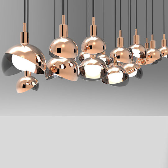 Metal Pendant Lamp - Modern 1-Head Ceiling Light for Dining Room
