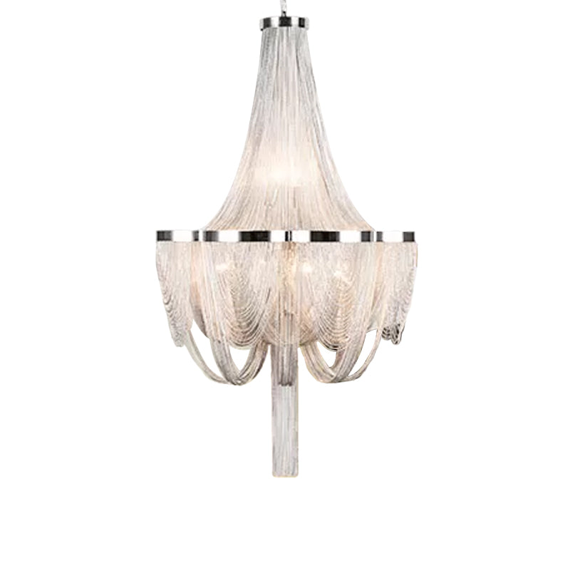 Modern Aluminum LED Chandelier Pendant Light Fixture for Living Room