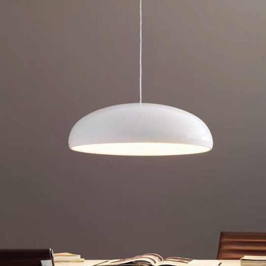Modern Metal Pendant Light with Bowl Shade for Dining Room