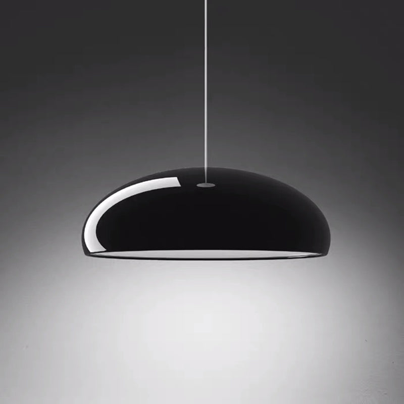 Modern Metal Pendant Light with Bowl Shade for Dining Room