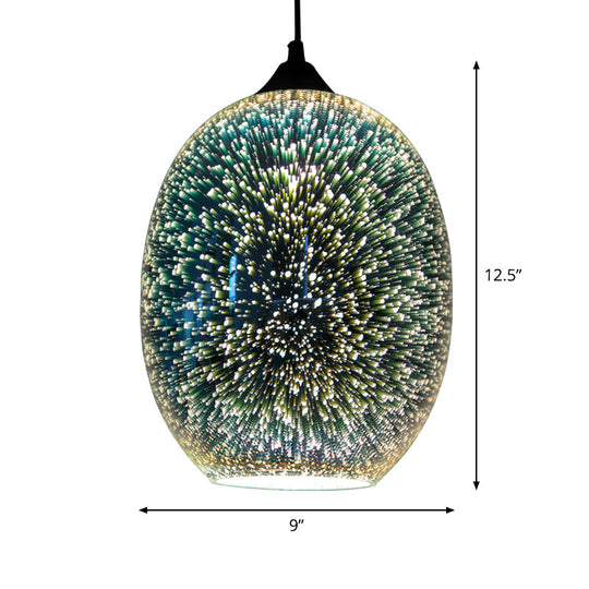 Modernist 3D Glass Geometry Pendant Light - Perfect for Living Rooms