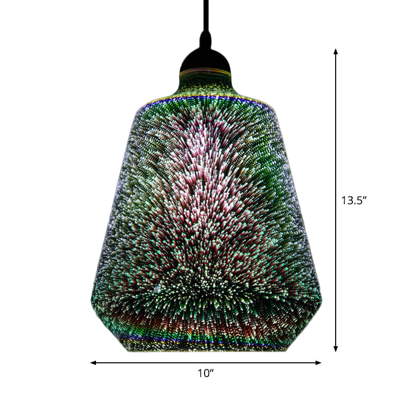 Modernist 3D Glass Geometry Pendant Light - Perfect for Living Rooms