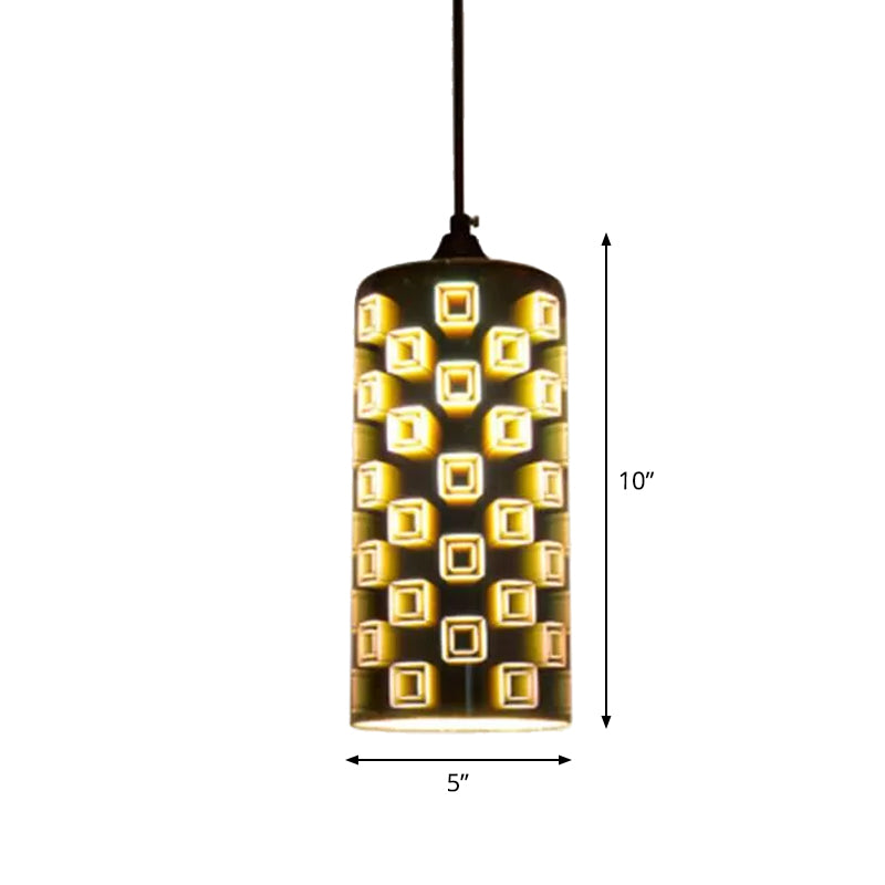 Modernist 3D Glass Geometry Pendant Light - Perfect for Living Rooms