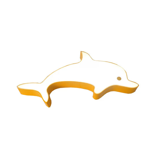 Dolphin LED Flush Mount Light - Perfect for Child's Bedroom Ceiling