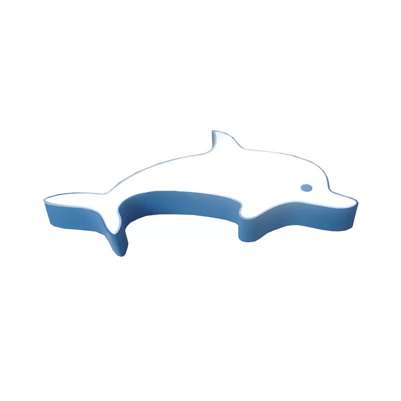 Dolphin LED Flush Mount Light - Perfect for Child's Bedroom Ceiling