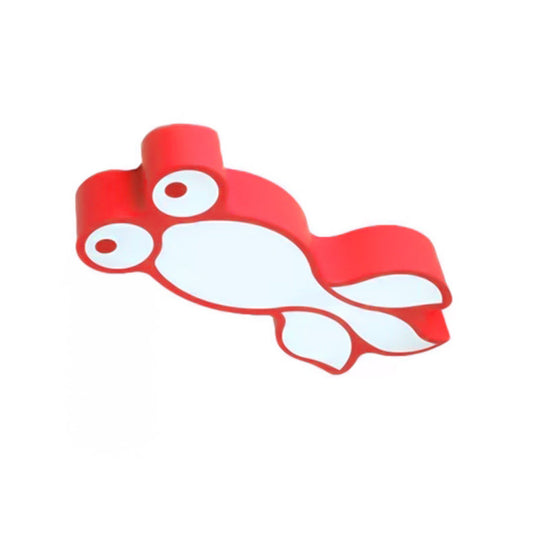 Adorable Little Goldfish Ceiling Light: Acrylic LED Flush Mount for Kids' Bedrooms