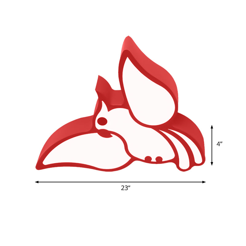 Modern LED Flushmount Ceiling Light: Stylish Flying Bird Design for Kindergarten