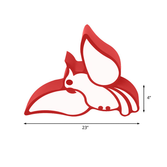 Modern LED Flushmount Ceiling Light: Stylish Flying Bird Design for Kindergarten