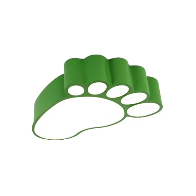 Cute Modern LED Baby Foot Ceiling Lamp for Kindergarten