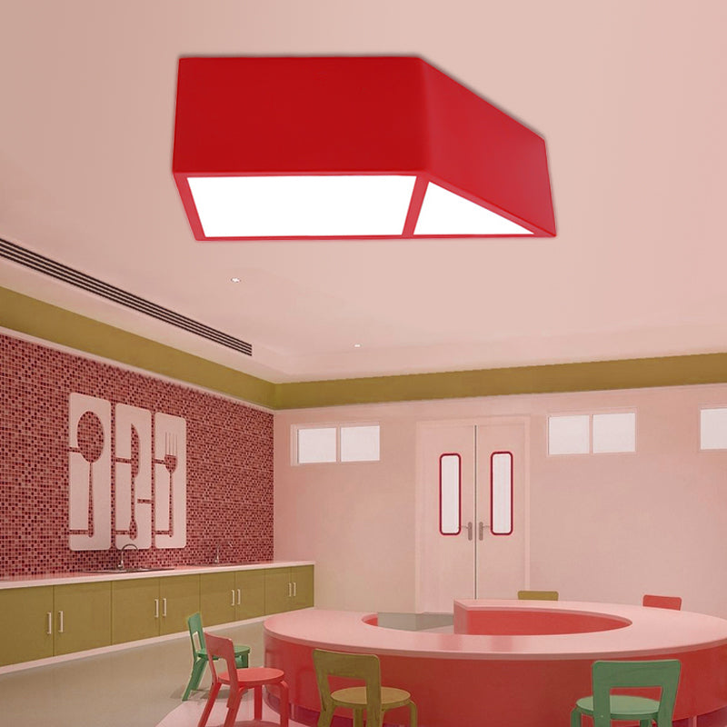 Modern LED Ceiling Lamp with Toy Windmill Design for Kindergarten Classrooms