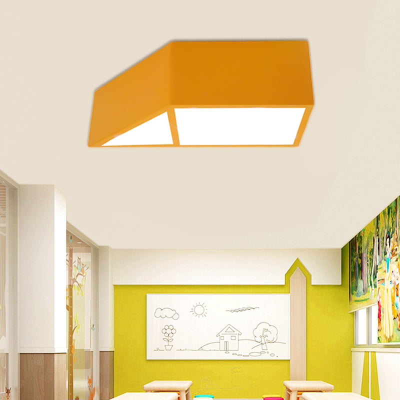 Modern LED Ceiling Lamp with Toy Windmill Design for Kindergarten Classrooms