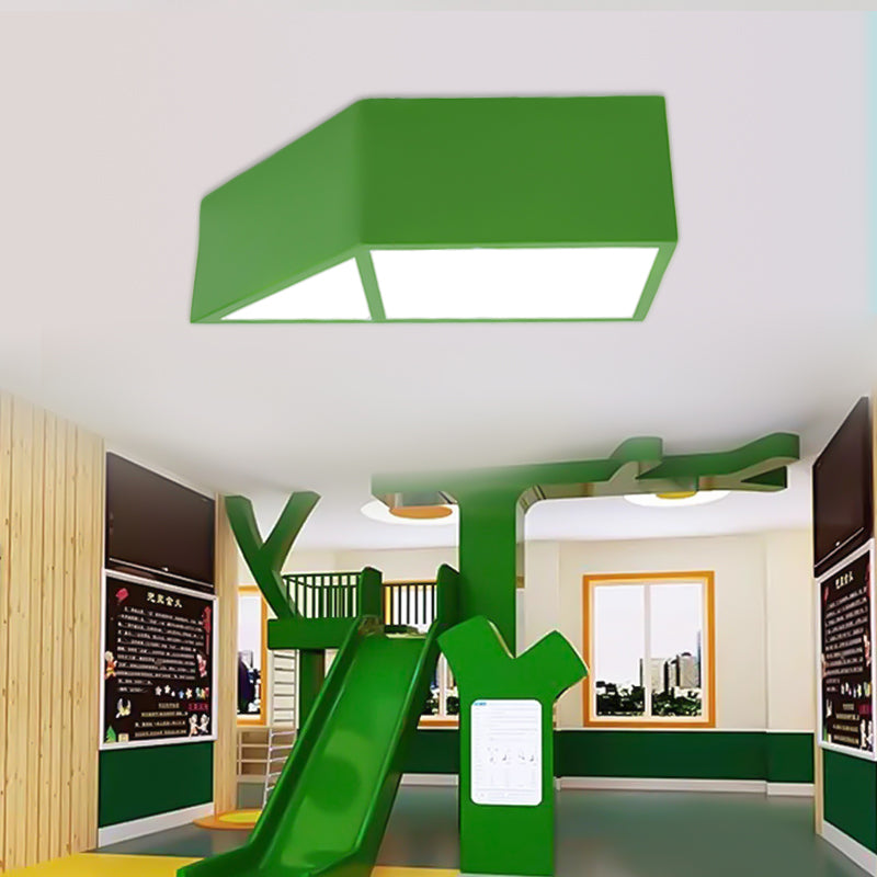 Modern LED Ceiling Lamp with Toy Windmill Design for Kindergarten Classrooms