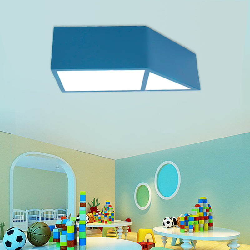 Modern LED Ceiling Lamp with Toy Windmill Design for Kindergarten Classrooms