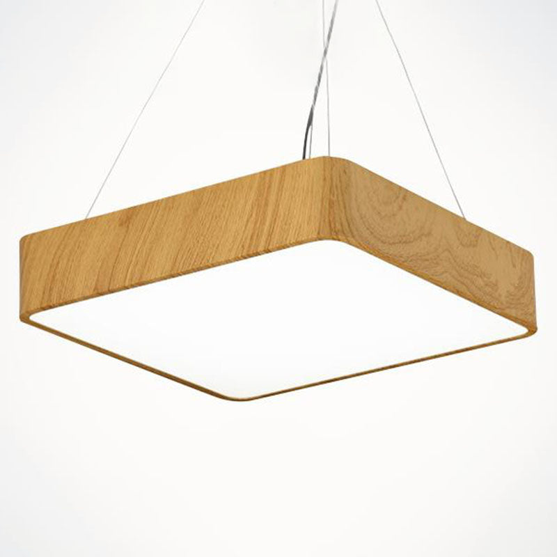 Sleek Acrylic Square Pendant Light: Modern LED Ceiling Fixture for Dining Room and More