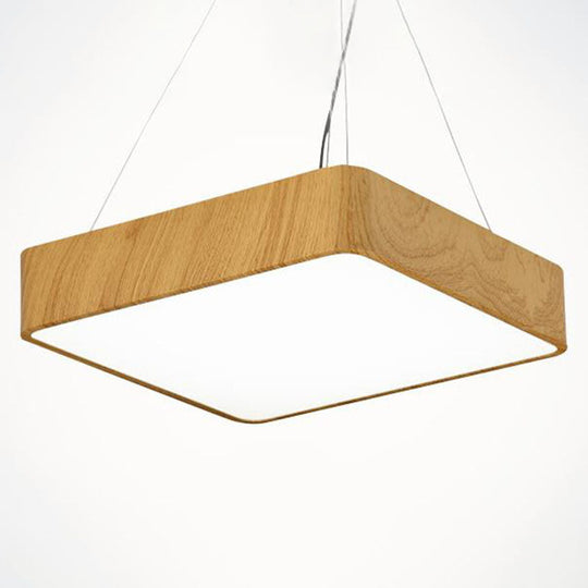 Sleek Acrylic Square Pendant Light: Modern LED Ceiling Fixture for Dining Room and More