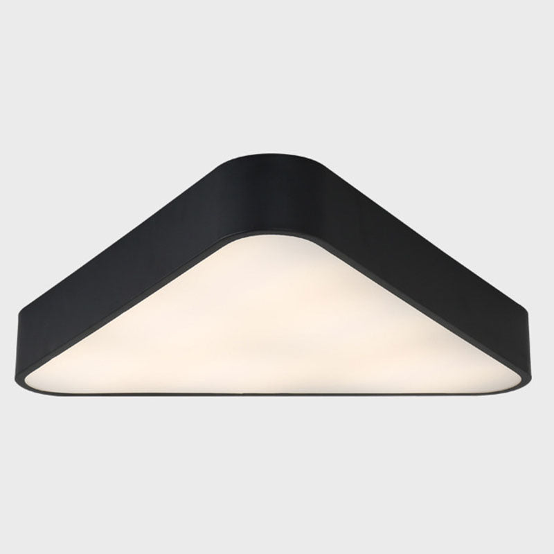 Nordic LED Flush Mount Ceiling Light for Foyer: Acrylic Triangle Fixture