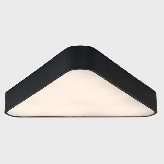 Nordic Led Flush Mount Ceiling Light For Foyer: Acrylic Triangle Fixture