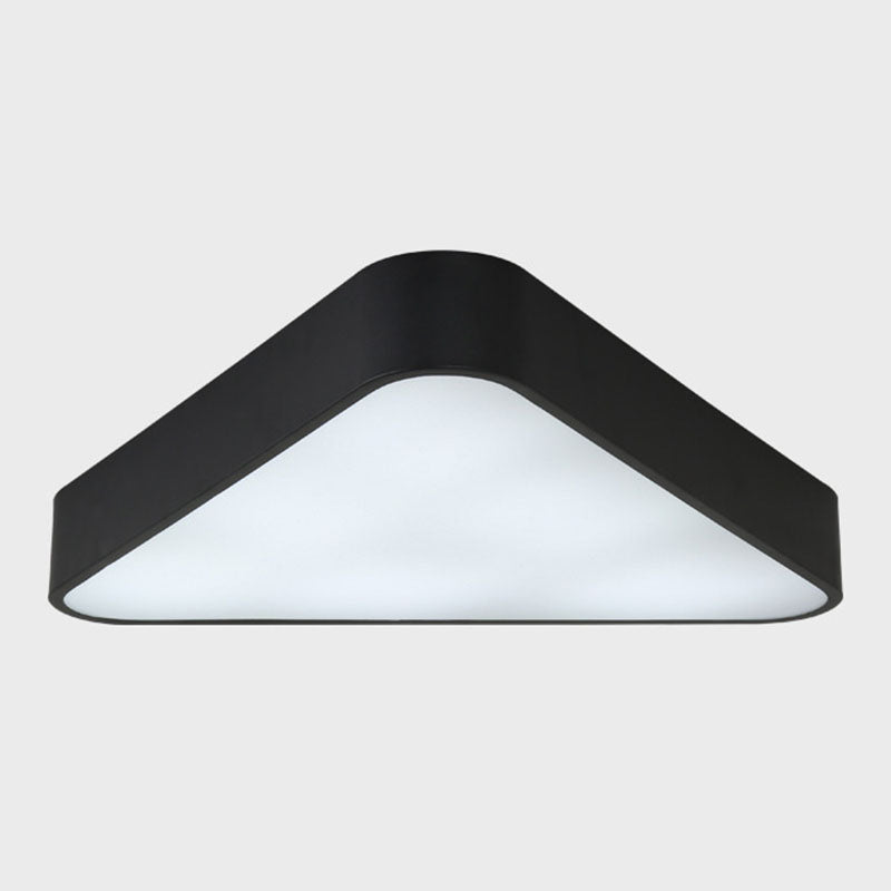 Nordic LED Flush Mount Ceiling Light for Foyer: Acrylic Triangle Fixture