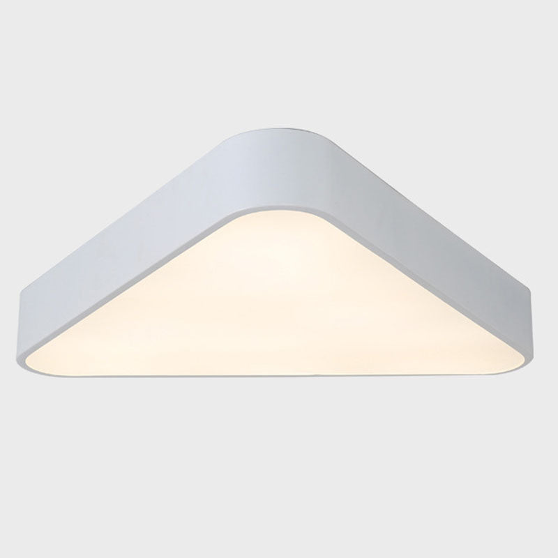 Nordic LED Flush Mount Ceiling Light for Foyer: Acrylic Triangle Fixture