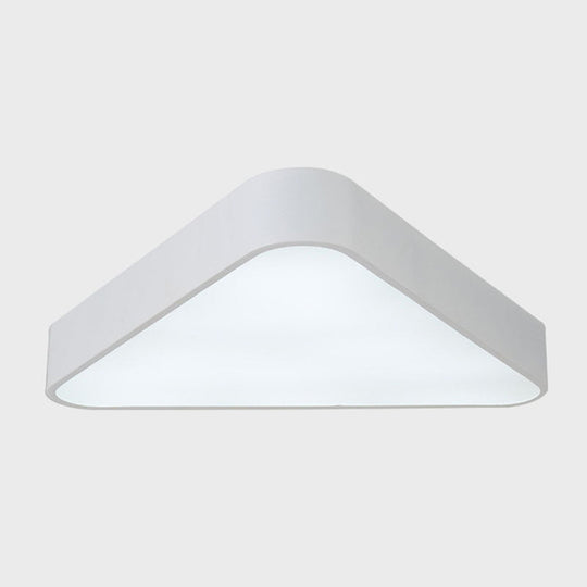 Nordic Led Flush Mount Ceiling Light For Foyer: Acrylic Triangle Fixture