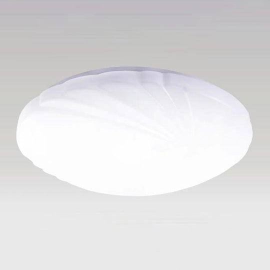 Modern Round Flush Ceiling Light with Acrylic Design - LED Flush Mount Fixture