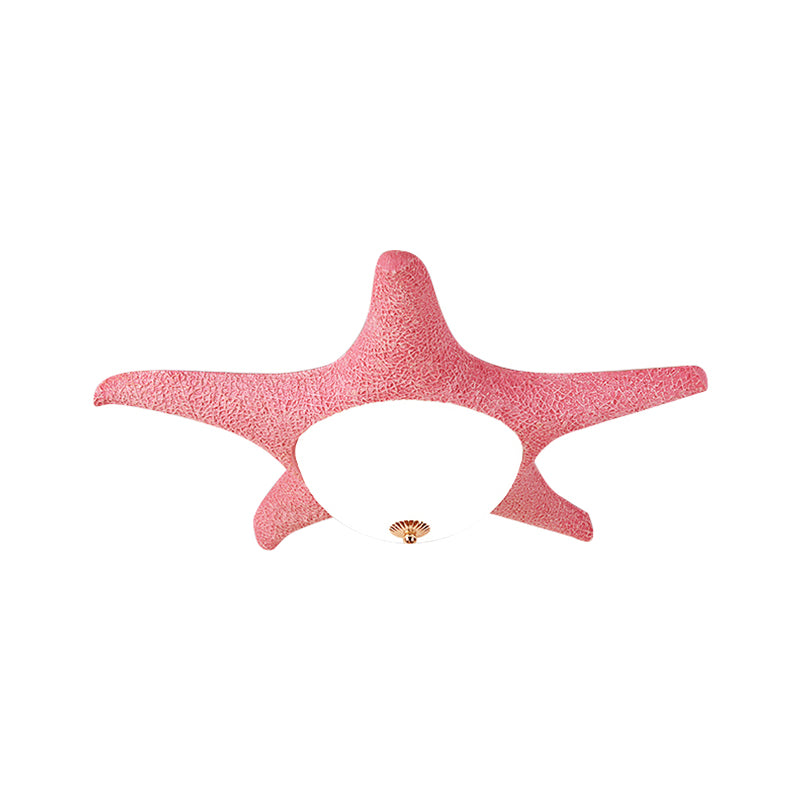 Nordic Stylish Starfish Kid's Flush Mount Ceiling Light Fixture