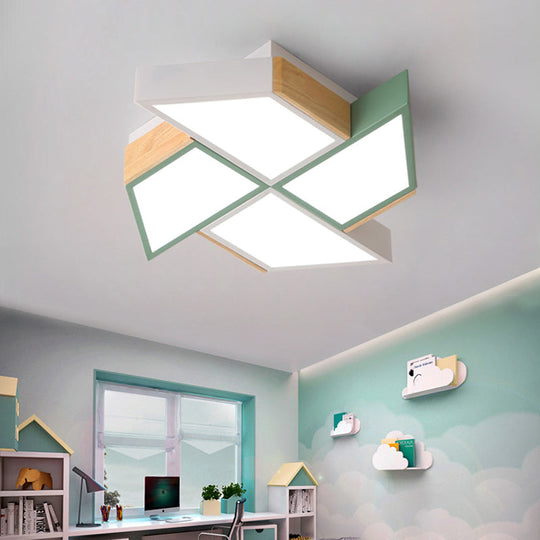 Nordic Style Toy Windmill Ceiling Lamp for Child's Bedroom
