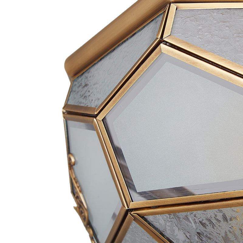 Sleek Gold Bowl-Shaped Metal Semi Flush Chandelier Ceiling Light - Simplicity Meets Elegance For