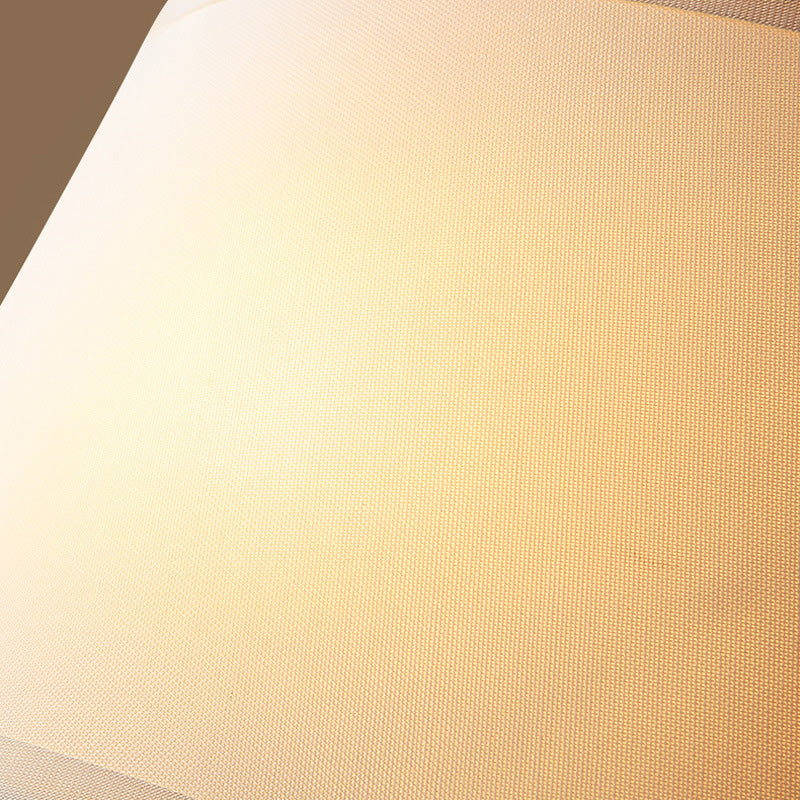 Lustre chandelier contemporain en or - 3 têtes - Suspension en métal avec abat-jour empire