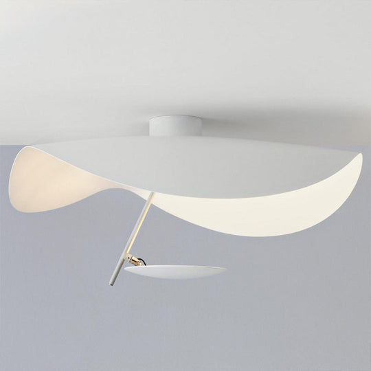 Minimalist Metal Lotus Leaf LED Pendant Ceiling Light - Perfect for Living Room