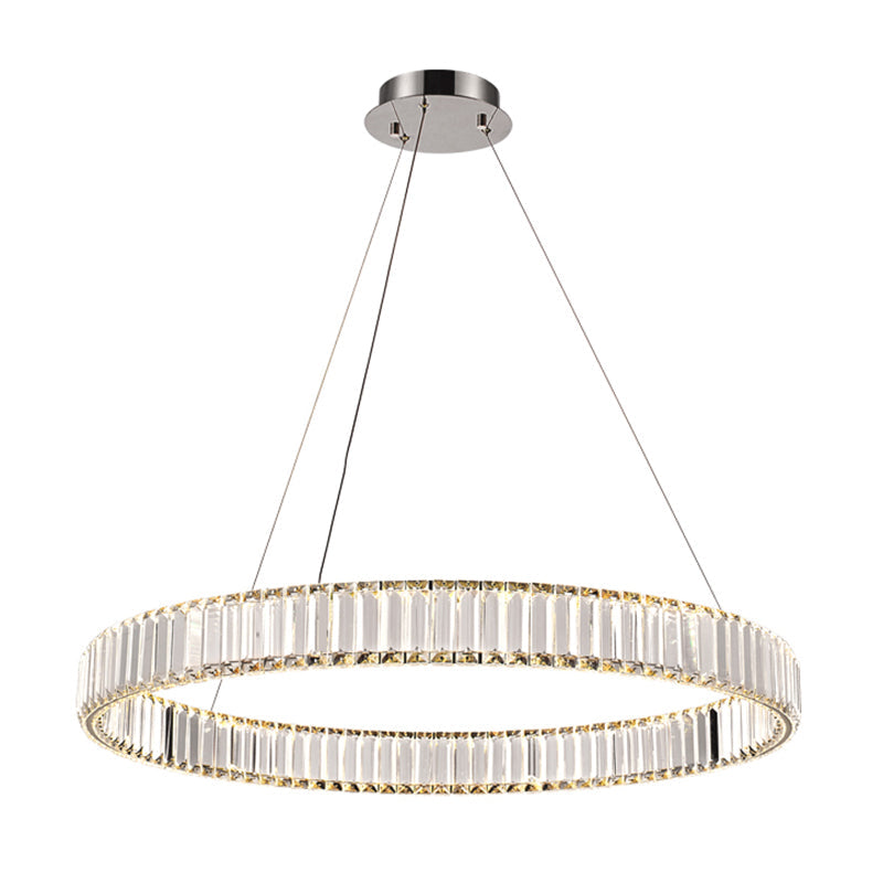 Modern LED Circle Chandelier Pendant Light for Living Room