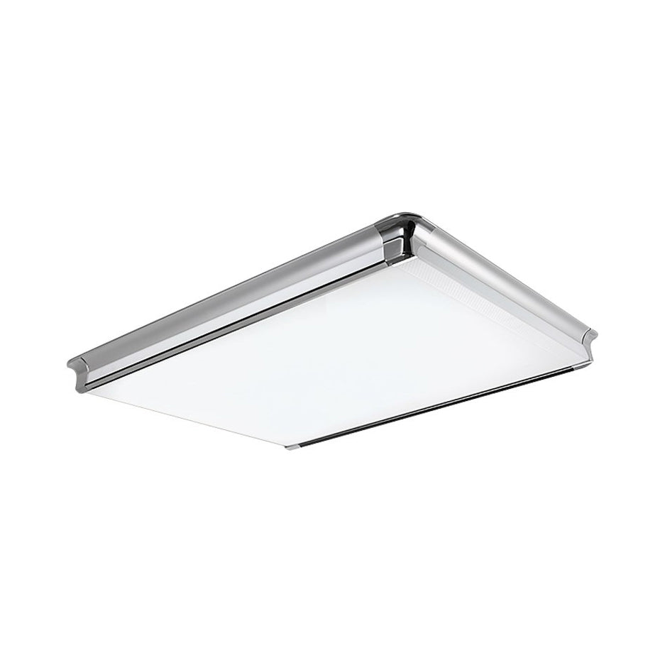 Simplicity Acrylic Led Flush Ceiling Light - Rectangular Design Wide 16.5/24.5/25.5 Ideal For Living