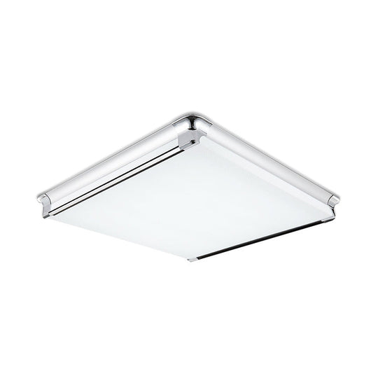 Simplicity Acrylic LED Flush Ceiling Light - Rectangular Design, Wide 16.5"/24.5"/25.5" - Ideal for Living Room Flushmount Lighting
