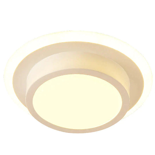 Plafonniers LED modernes en acrylique pour couloir, entrée de la maison, lampe Plafonnier Luminaria Lamparas De Techo, blanc, noir, peint