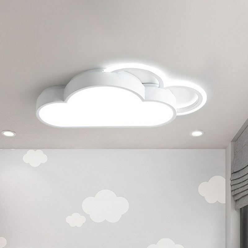 Luminaire encastré à LED au design moderne en forme de nuage pour chambres à coucher