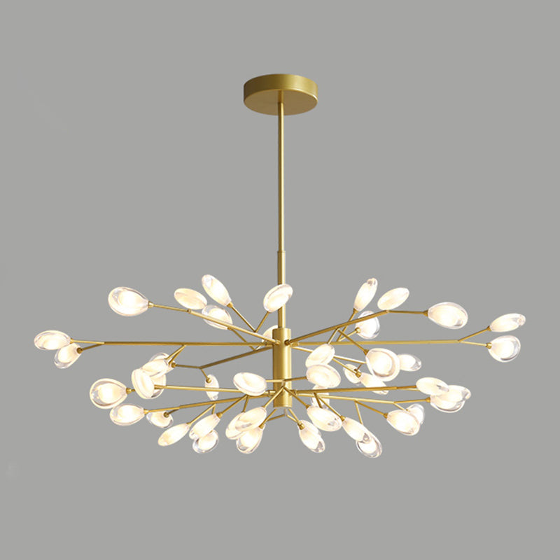 Plafonnier LED moderne Sputnik Firefly - Lustre en acrylique pour salon
