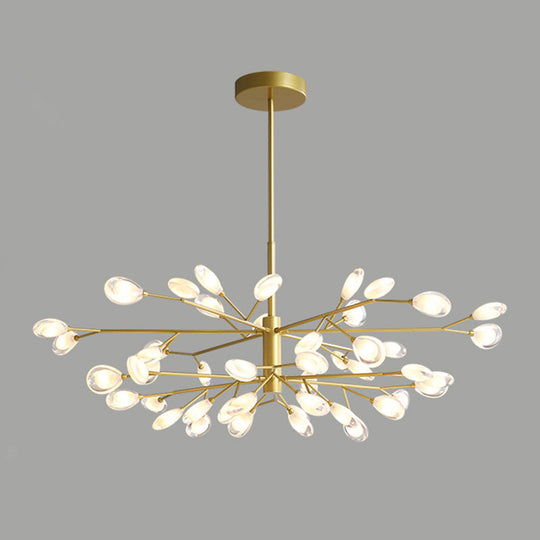 Plafonnier LED moderne Sputnik Firefly - Lustre en acrylique pour salon