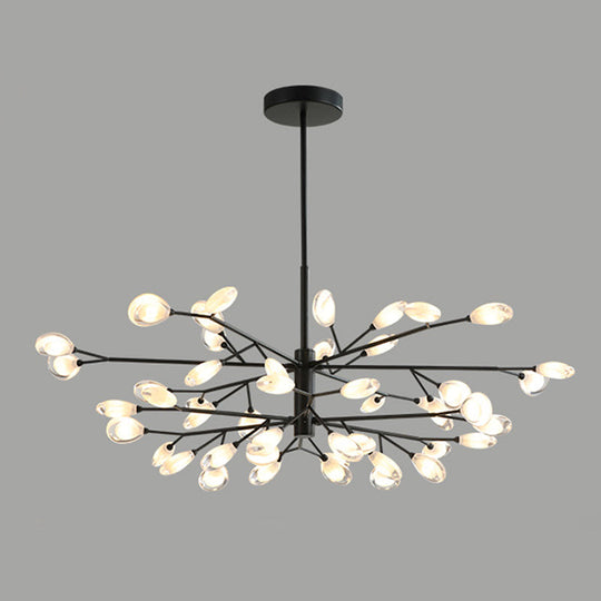 Plafonnier LED moderne Sputnik Firefly - Lustre en acrylique pour salon