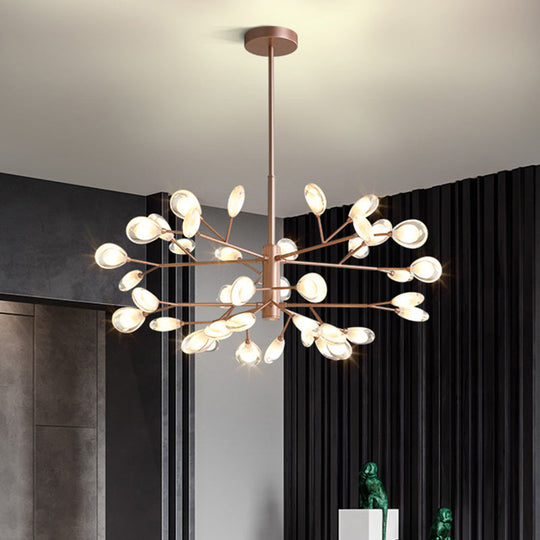 Plafonnier LED moderne Sputnik Firefly - Lustre en acrylique pour salon